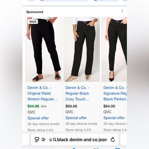 BNWT DENIM & Co jeans